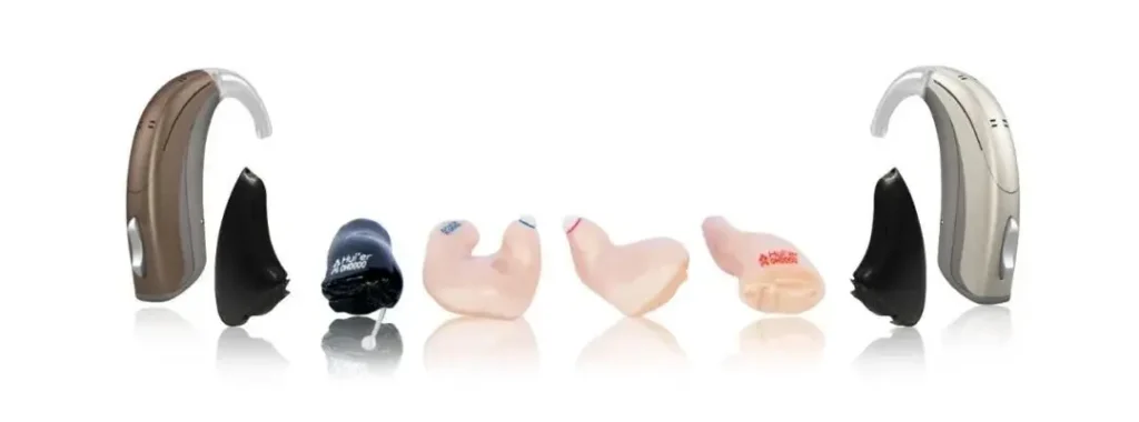 Hearing AIDS of various shapes