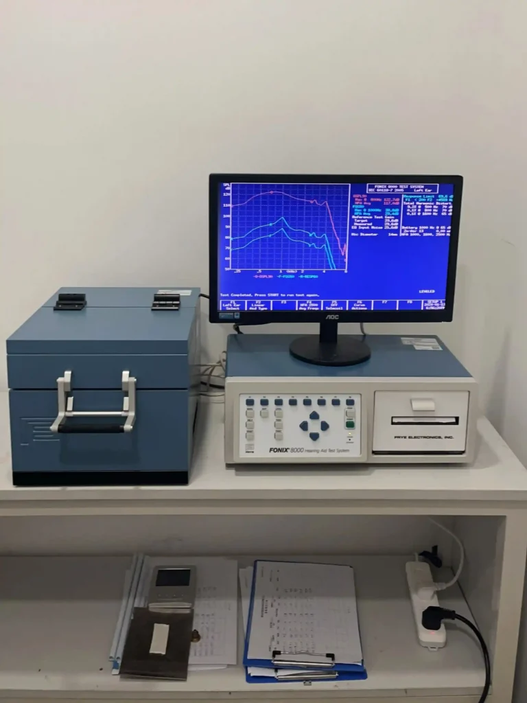 Hearing aid testing instrument