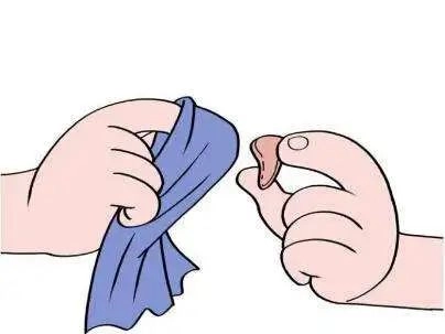 Wipe the hearing aid