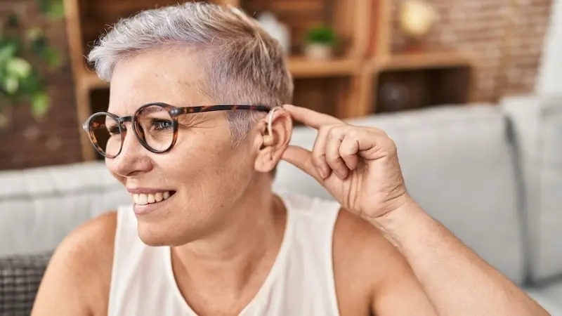 Wear an invisible hearing aid