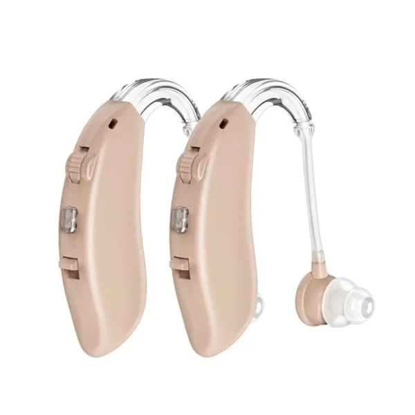 Side of the skin-colored hearing aid