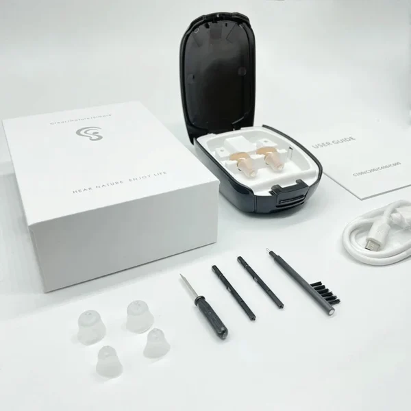 Content of C200 hearing aid accessories