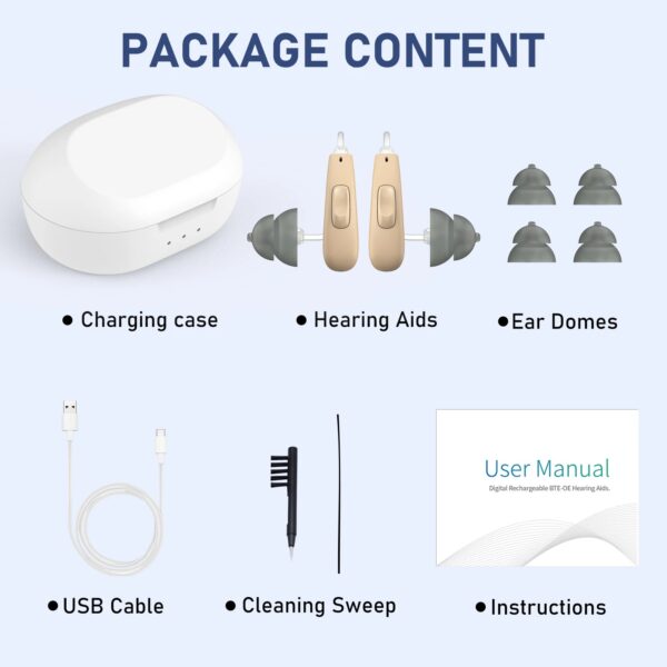 Content of LH11 hearing aid accessories