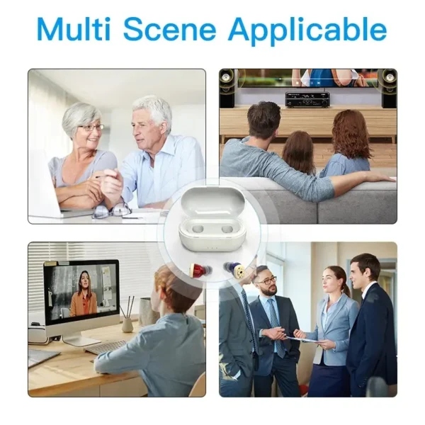 Different application scenarios of the GM-912B hearing aid