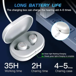 GM-902 hearing aid charging case charging