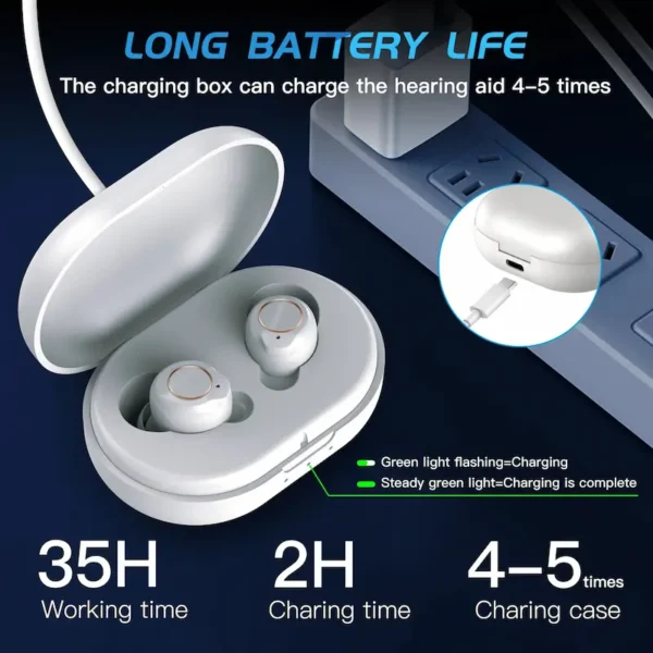 GM-902 hearing aid charging case charging