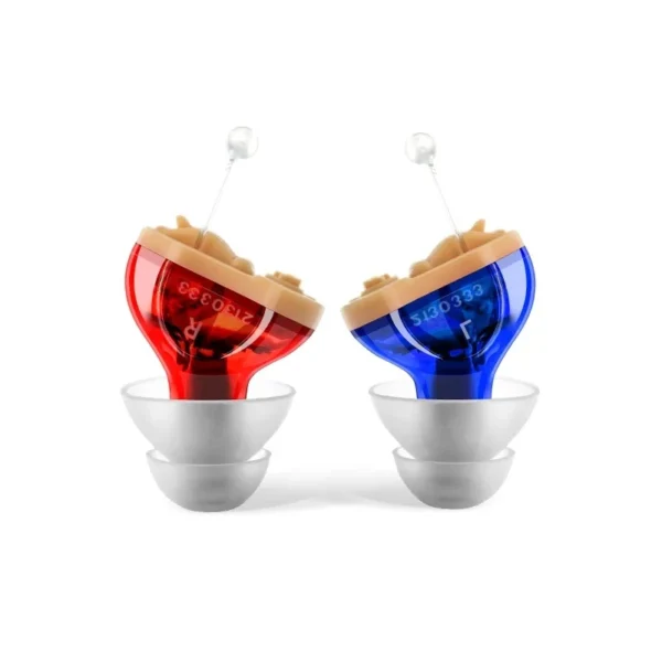 GM-910 hearing aid, left ear, right ear