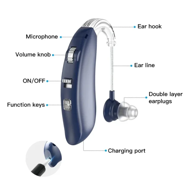 Introduction to the Structure and Functions of the GM-106BT Hearing Aid