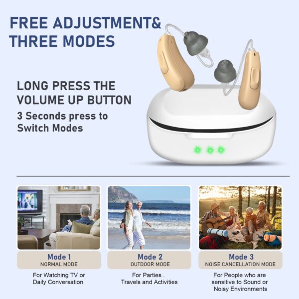 LH11 hearing aid free adjustment mode
