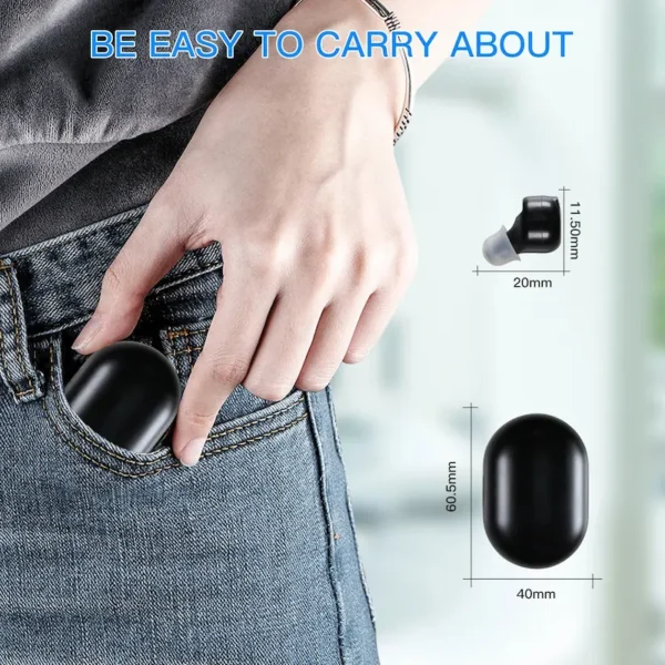 Put the GM-902 hearing aid in your pocket