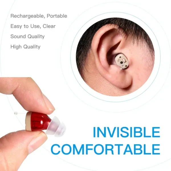 The holding and wearing effect of the GM-912B hearing aid