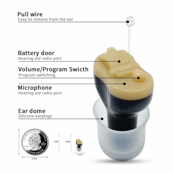 The structure of Q10 hearing aid