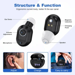 The structure of ZF-M607 hearing aid