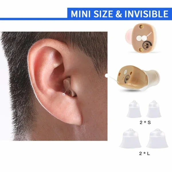 The wearing effect of C200 hearing AIDS