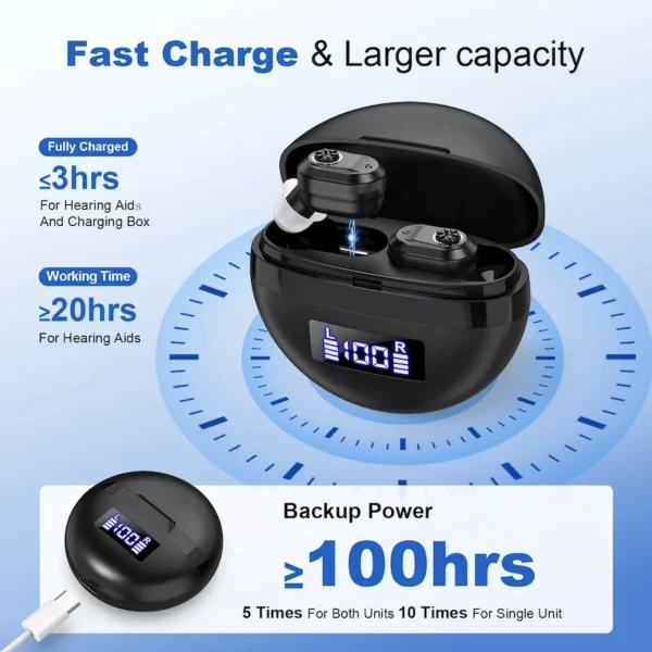 ZF-M607 hearing aid charging
