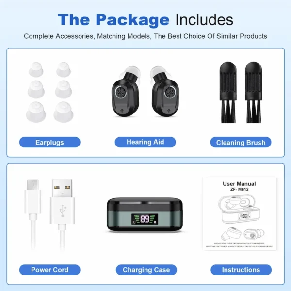 ZF-M612B-Black hearing aid accessories (1)
